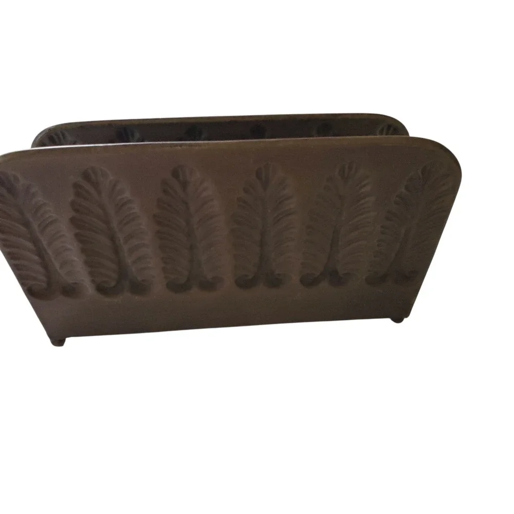 Pier 1 Imports Metal Feather Boho Folder Stationary‎ Holder